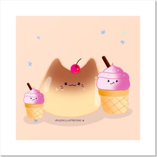 Pudding and Ice Cream Posters and Art